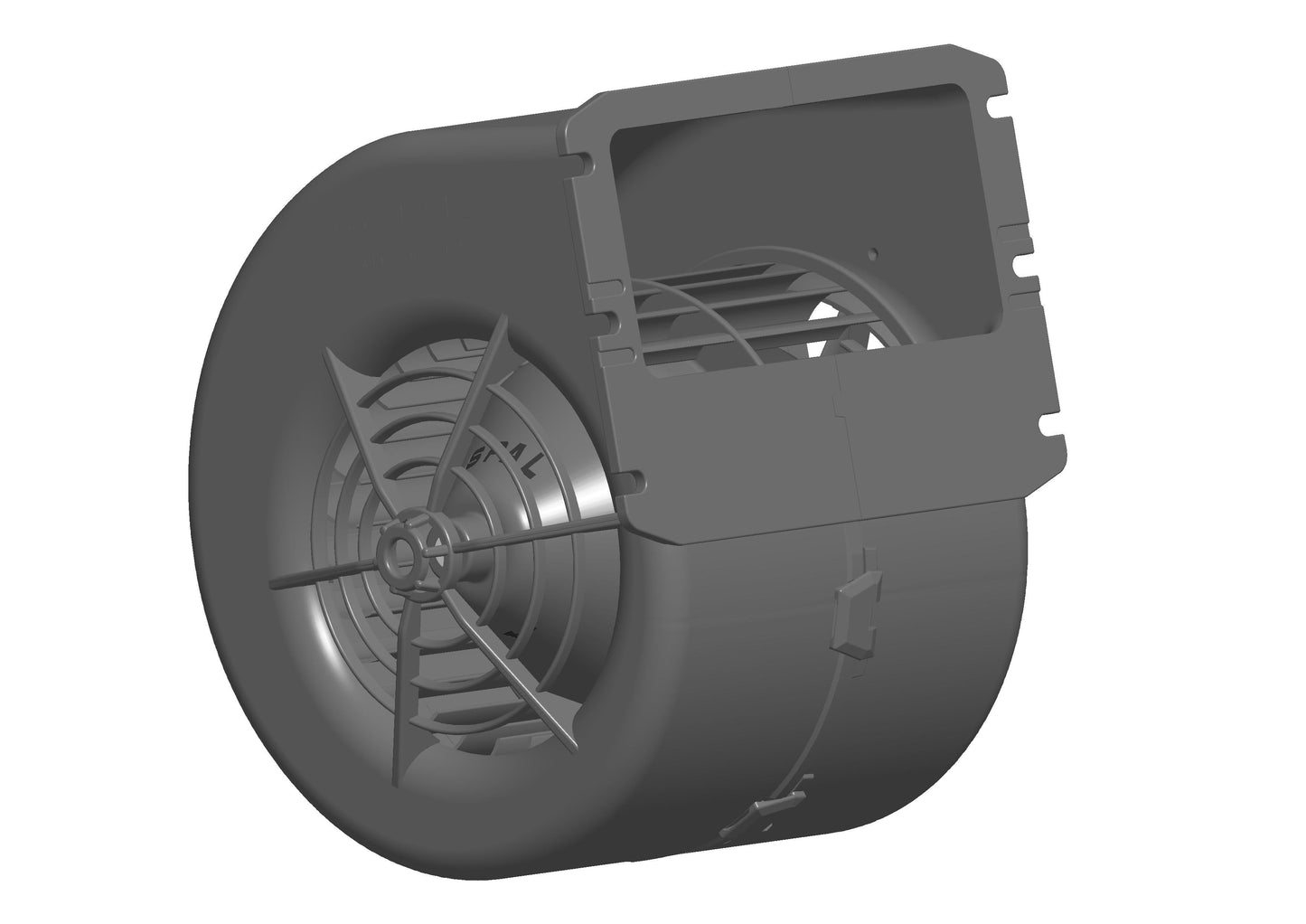 Ventilateur centrifuge simple SPAL 12V, 3 vitesses | 009-A70-74D