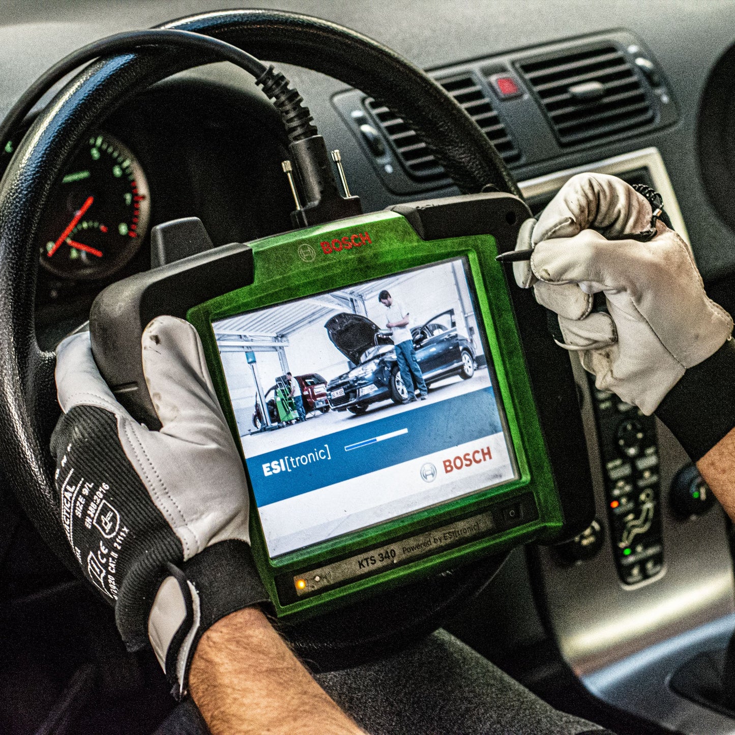 Gants de travail, avec fermeture velcro , 12 paires | TEKSON Practical