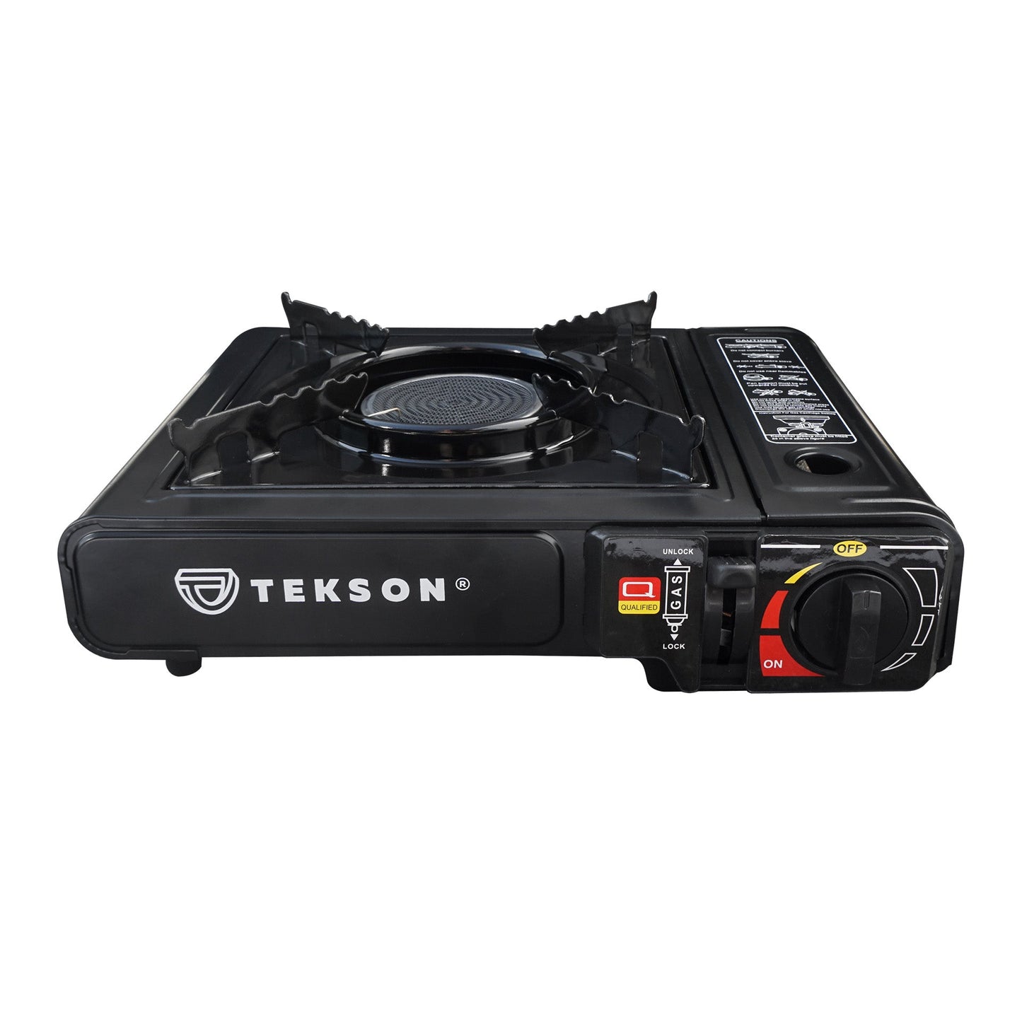 Réchaud à gaz Réchaud de camping 2en1, dans une valise / brûleur en céramique | TEKSON 202099