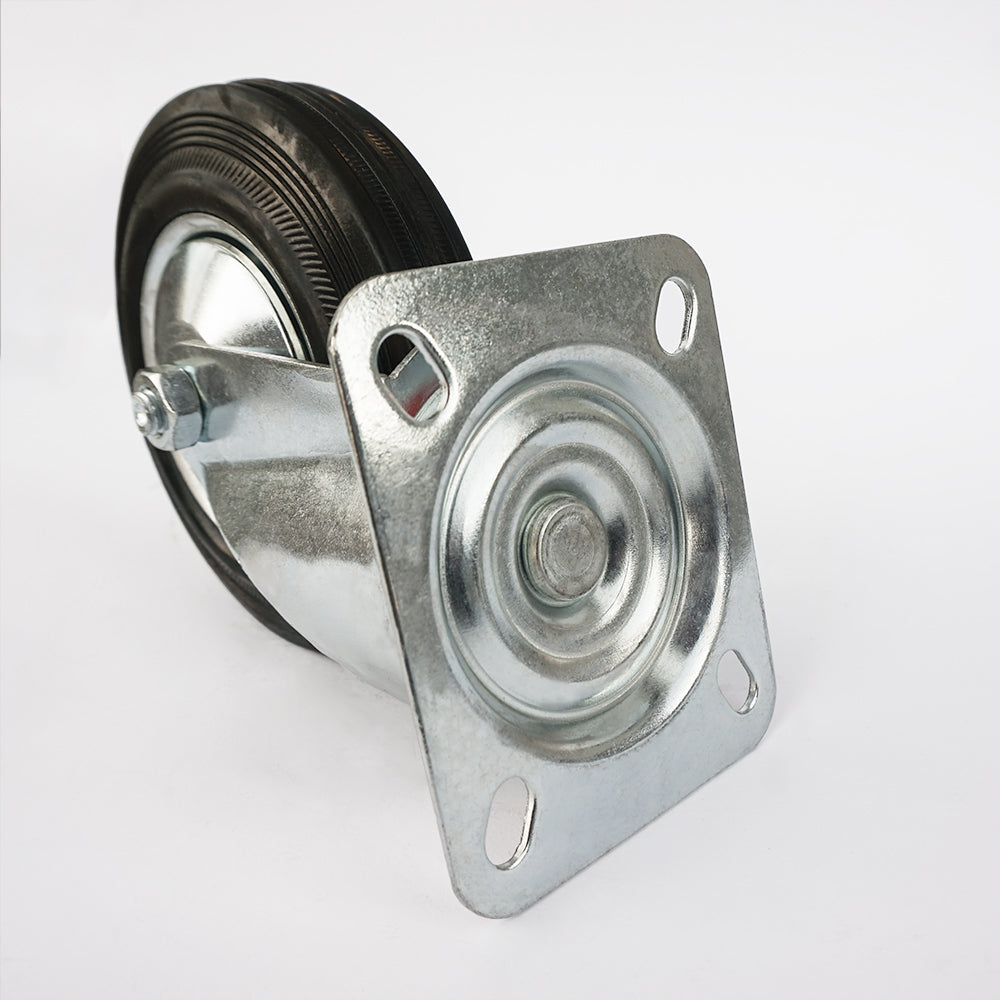 Roulette pivotante, galvanisée, ferrée d'insertion 100 MM | 4001-100