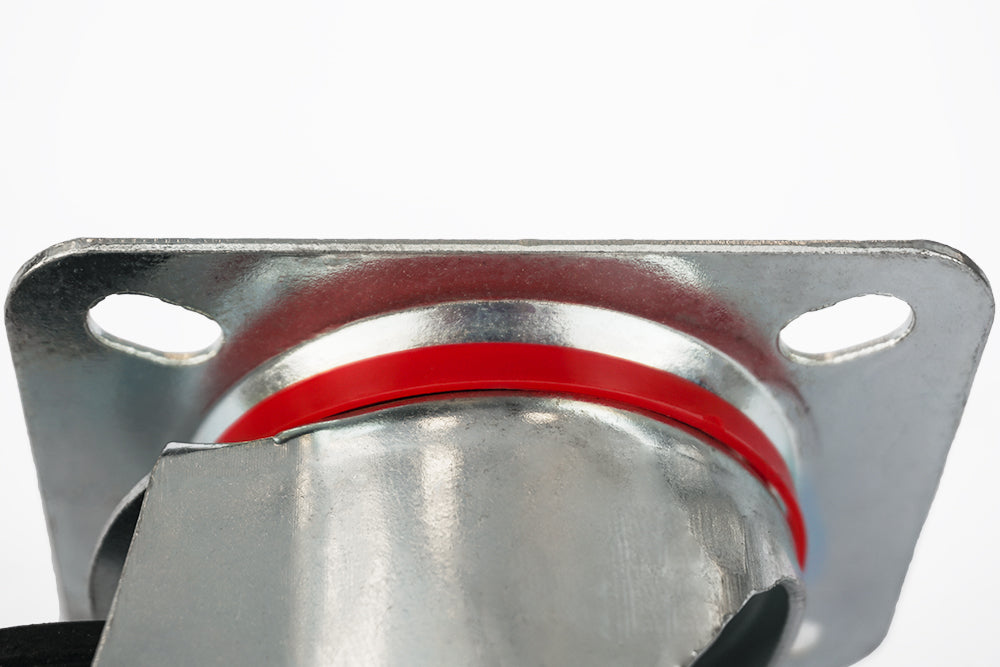 Roulette pivotante, galvanisée, ferrée d'insertion 100 MM | 4001-100