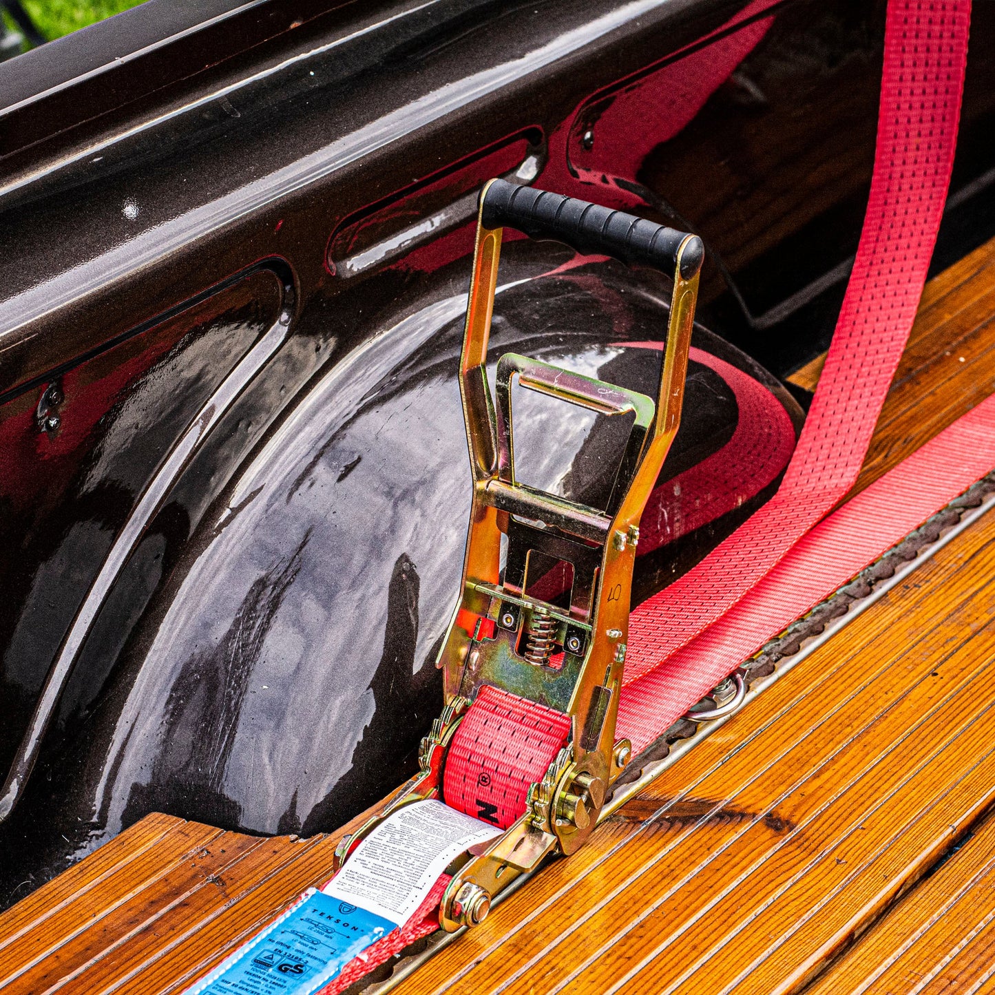 Spanngurt Mit Krone-Haken 5 T / 10 M Set Mit Druckratsche 350 daN | TEKSON 180009