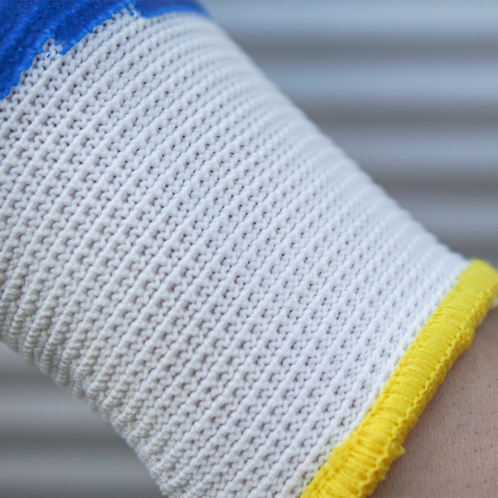 Gants de travail, aérés, 12 paires | TEKSON Blue