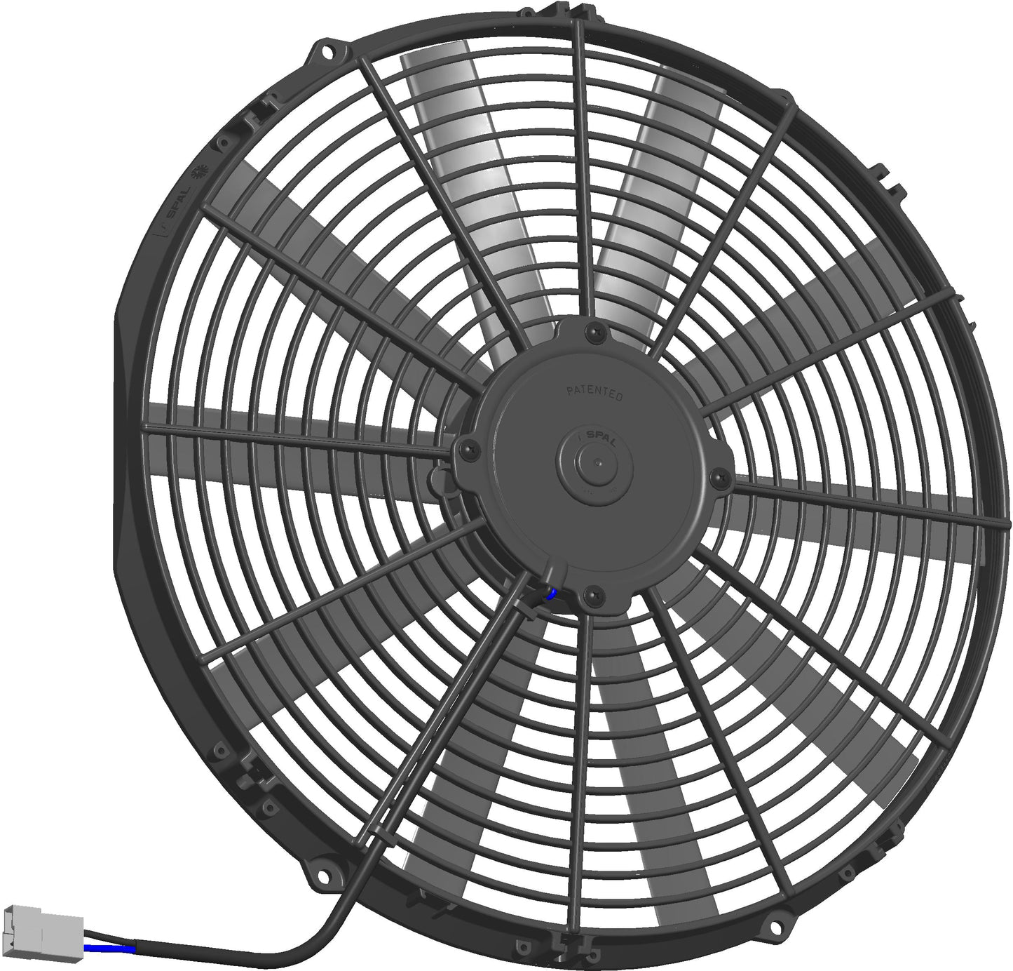 Ventilateur Spal 12V, 385 MM, soufflant | VA18-AP10/C-41S