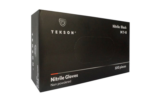 Gants en nitrile Tekson, Boîte 100 pcs. | Nitrile Black