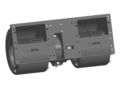 Ventilateur centrifuge double SPAL 12V, 1 vitesse | 006-A54 2C-22