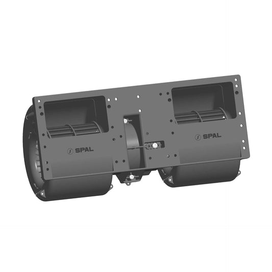 Ventilateur centrifuge double  SPAL 24V, 1 vitesse | 006-B39-22