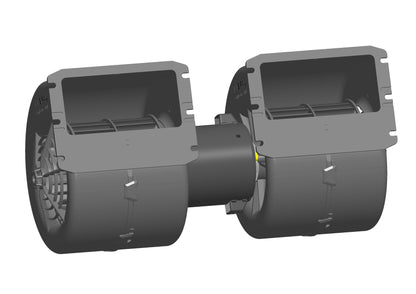 Ventilateur centrifuge double SPAL 12V, 3 vitesses| 009-A39-22