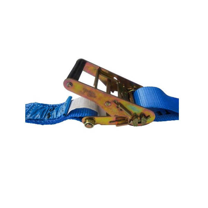 Sangle De Tension 3 Points 4 T Bleu 350 daN Avec Crochet Tourbillonnant Et Tuyau De Protection Vert | TEKSON