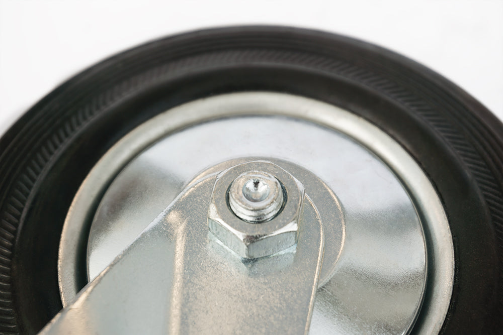 Roulette pivotante, galvanisée, ferrée d'insertion 100 MM | 4001-100
