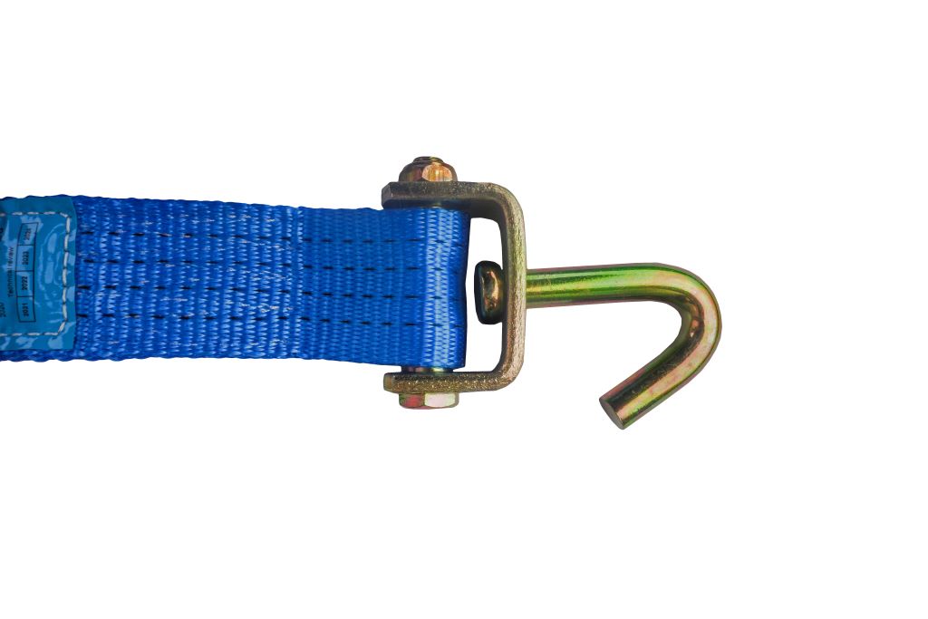 Sangle De Tension 3 Points 4 T Bleu 350 daN Avec Crochet Tourbillonnant Et Tuyau De Protection Vert | TEKSON