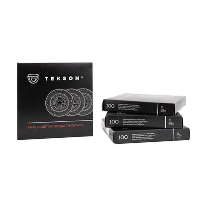 Disques de diagramme pour compteur de vitesse analogique 125 KM/H, 100 pièces par emballage | TEKSON 207003