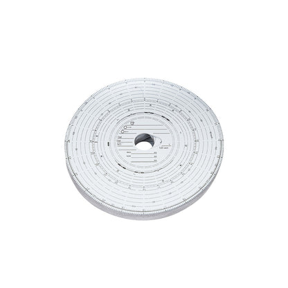 Disques de diagramme pour compteur de vitesse analogique 125 KM/H, 100 pièces par emballage | TEKSON 207003