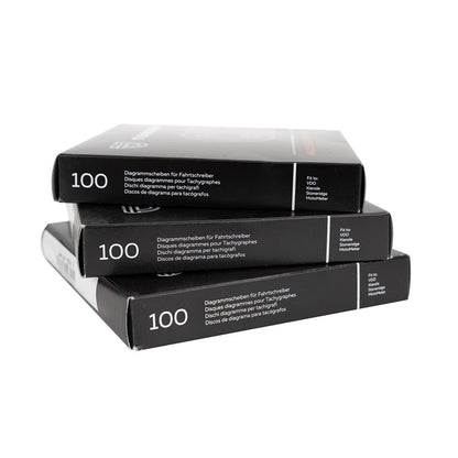 Disques de diagramme pour compteur de vitesse analogique 125 KM/H, 100 pièces par emballage | TEKSON 207003