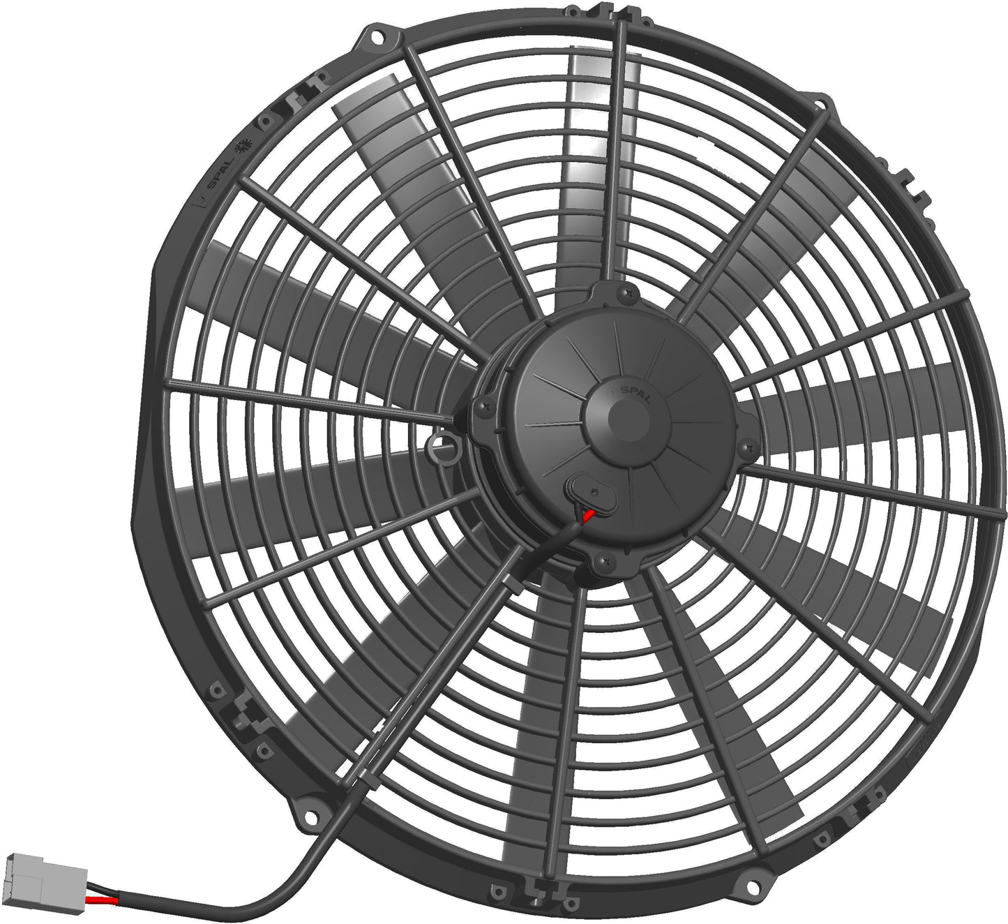 Ventilateur hélicoïde SPAL 12V, 350 MM, soufflant | VA08-AP70/LL-23MS