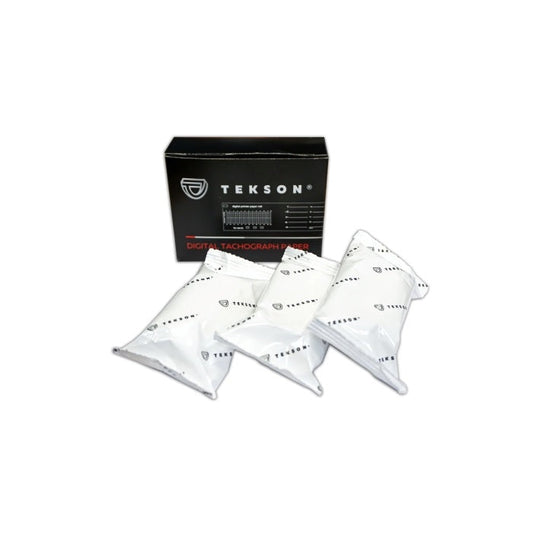 Rouleaux de papier thermique pour compteur de vitesse numérique, 3 pièces par emballage | TEKSON 207001