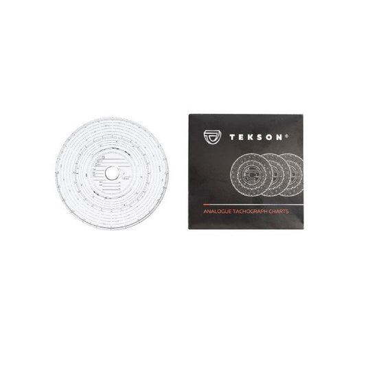 Disques de diagramme pour compteur de vitesse analogique 125 KM/H, 100 pièces par emballage | TEKSON 207003