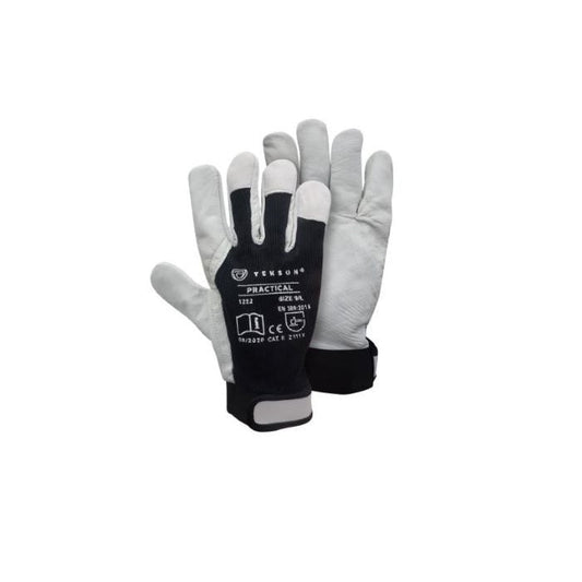 Gants de travail, avec fermeture velcro , 12 paires | TEKSON Practical